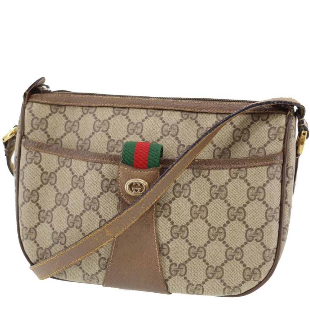 Gucci Beige and Brown Crossbody Bag
